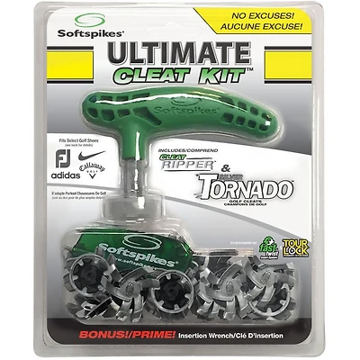 Silver Tornado Ultimate Cleat Kit 18 Pack - Fast Twist 3.0