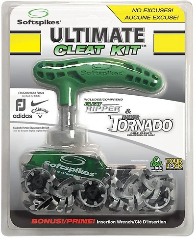 Silver Tornado Ultimate Cleat Kit 18 Pack - Fast Twist 3.0