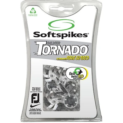Silver Tornado Spikes 18 Pack - Fast Twist 3.0