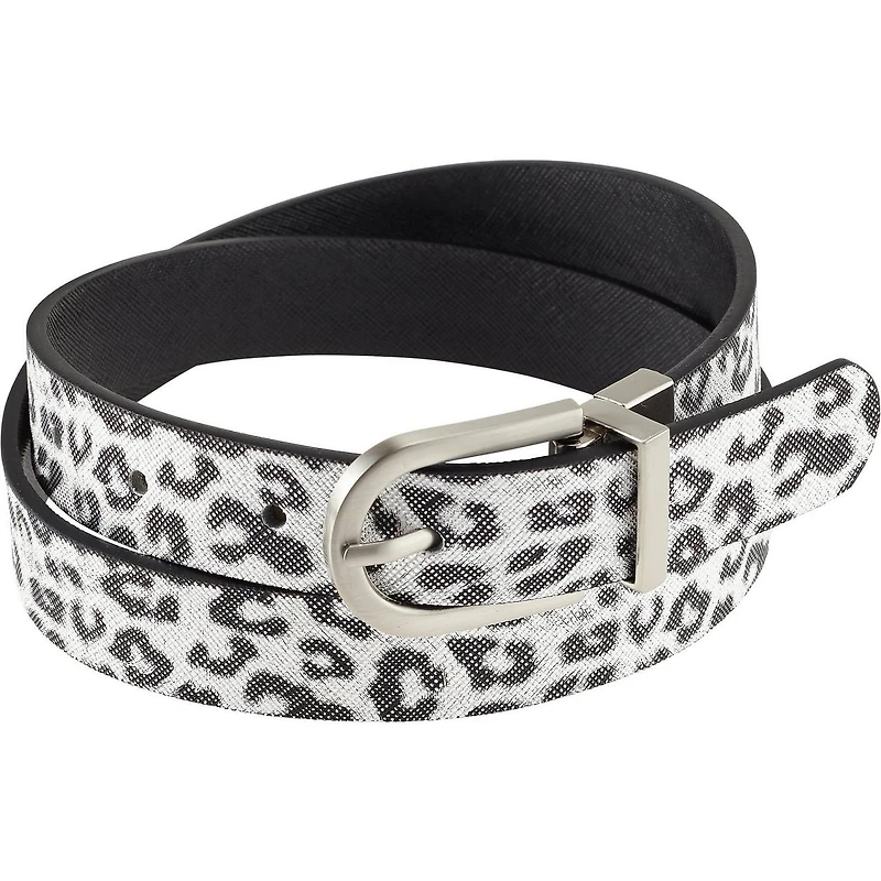 Women's Reversible Cheetah Print Belt