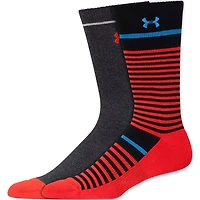 Men's Armourstyle Stripe Crew Sock Two-Pack