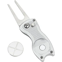 Metal Switchblade Divot Tool