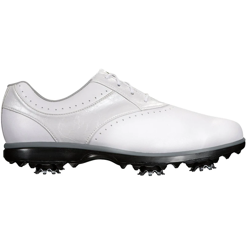 Women's eMerge Spiked Golf Shoe- White/Silver (FJ# 93913)