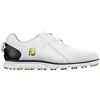 Men's Pro SL BOA Spikeless Golf Shoe-White/Black (#53596)