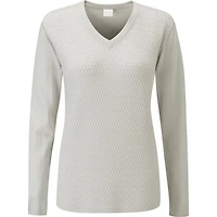 Women's Julienne V Neck Long Sleeve Sweater