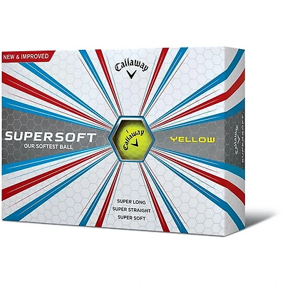 2017 Supersoft Golf Balls - Yellow