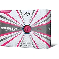 2017 Supersoft Golf Balls - Pink
