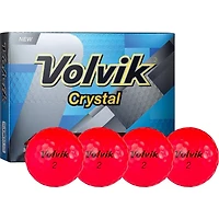 Crystal Red Golf Balls