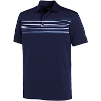 Men's Chest Print Short Sleeve Polo