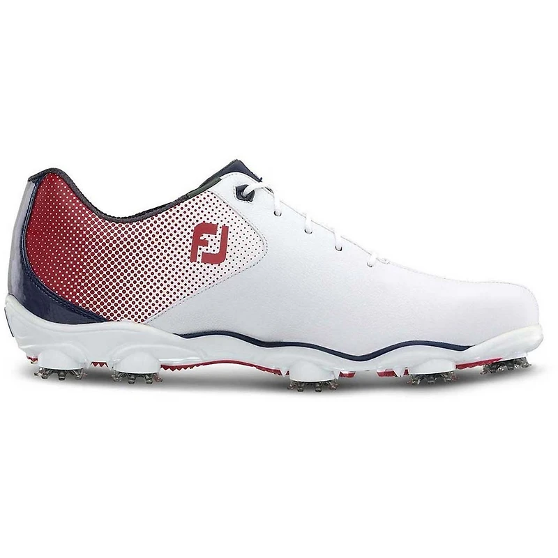Men's DNA Helix Spiked Shoe - White/Blue/Red