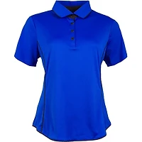Women's Colour Block Rib Short Sleeve Polo