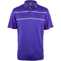 Men's Yarn Dyed Engineered Ventilated Short Sleeve Polo