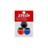 D Brush 3 pack- red, black, blue