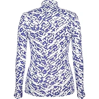 Womens Adele Printed Long Sleeve Mock