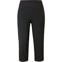 Womens Marilyn Mesh Insert PullOn Capri