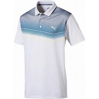Men's Road Map Short Sleeve Polo