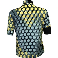 Women's Circle Print Half Sleeve Top