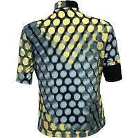 Women's Circle Print Half Sleeve Top