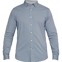 Men's Performance Gingham Woven Long Sleeve Shirt