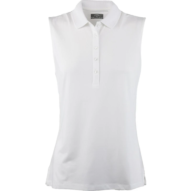 Women's Micro Hex Sleeveless Polo