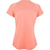 Women's Short Sleeve No Collar Top