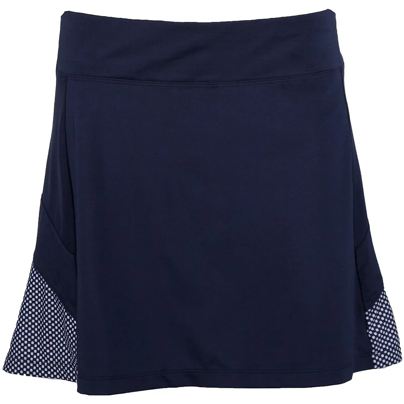 Womens Mircodot Print Flounce Skort