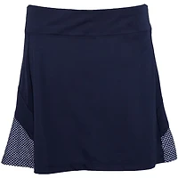 Womens Mircodot Print Flounce Skort
