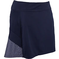 Womens Mircodot Print Flounce Skort