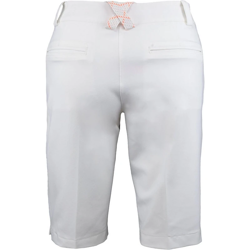 Women's Solid Fashion 11 Inch Short