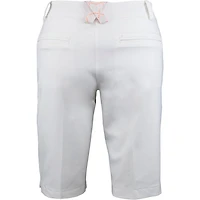Women's Solid Fashion 11 Inch Short