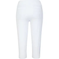 Womens Mitchell 21 Inseam Pull On Mesh Insert Capri