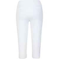 Womens Mitchell 21 Inseam Pull On Mesh Insert Capri