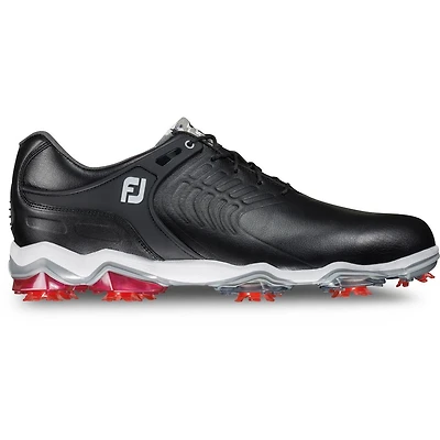 Mens Tour S Spiked Golf Shoe - BLK/RED