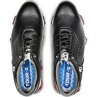 Mens Tour S Spiked Golf Shoe - BLK/RED