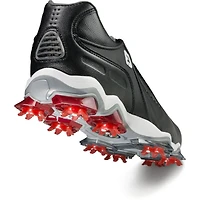 Mens Tour S Spiked Golf Shoe - BLK/RED