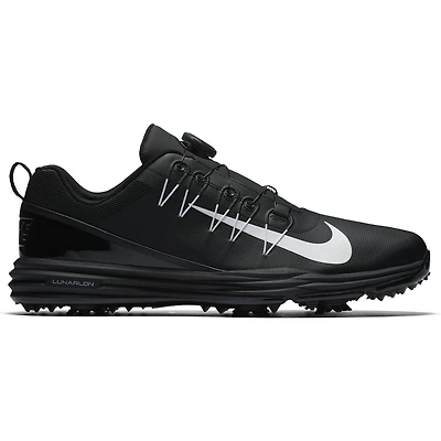 Mens Lunar Command 2 Boa Spiked Golf Shoe - BLK