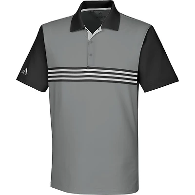 Men's Ultimate 365 3-Stripe Engineered Short Sleeve Polo