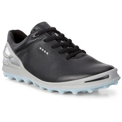 Womens Goretex Cage Pro Spikeless Golf Shoe - BLK/BLU
