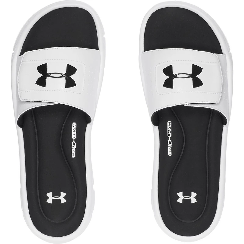 Men's Ignite V Slide Sandal - WHT/BLK