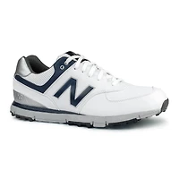 Men's 574 Spikeless Golf Shoe - WHT/NVY