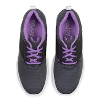 Women's Enjoy Spikeless Golf Shoe - DKGRY/LTPUR