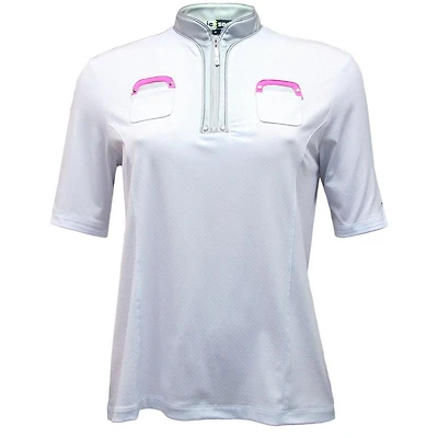 Wonen's Short Sleeve Diagonal Texture Top