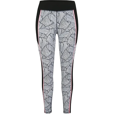 Women's Terry 27 Inch Inseam Activewear Printed Tights