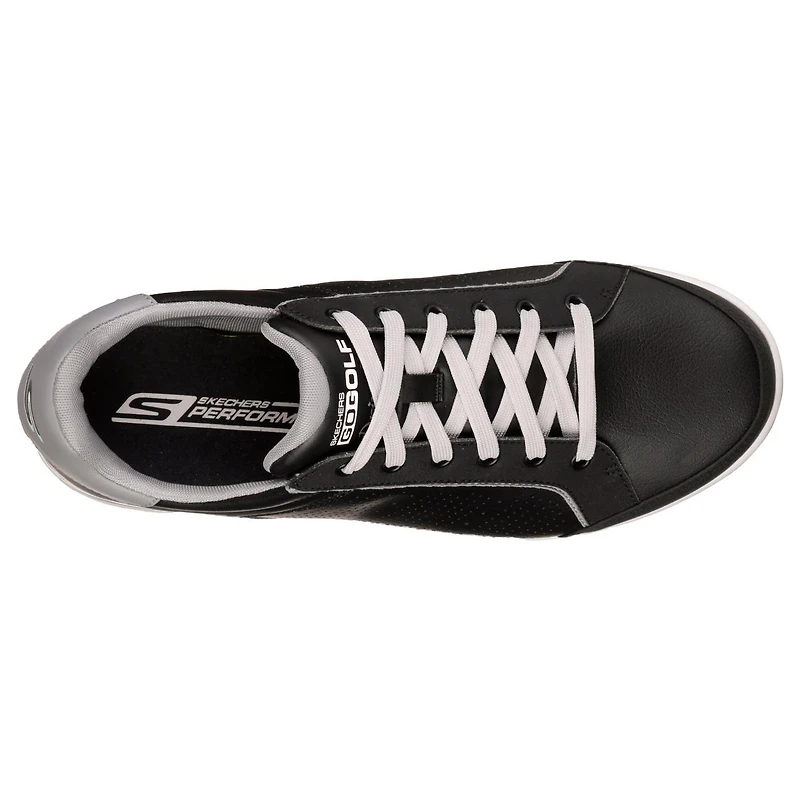 Men's Go Drive Relaxed Fit Spikeless Golf Shoe - BLK/WHT