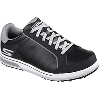 Men's Go Drive Relaxed Fit Spikeless Golf Shoe - BLK/WHT