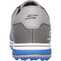 Men's Go Drive Relaxed Fit Spikeless Golf Shoe - DKGRY/BLU