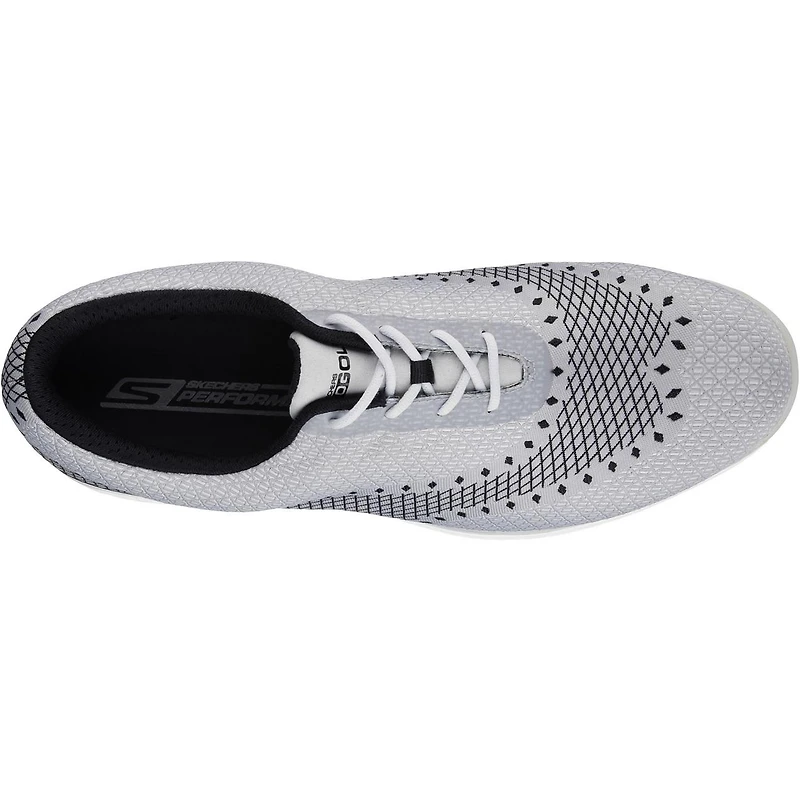 Men's Go Golf Elite Ace Spikeless Golf Shoe- LTGRY/BLK