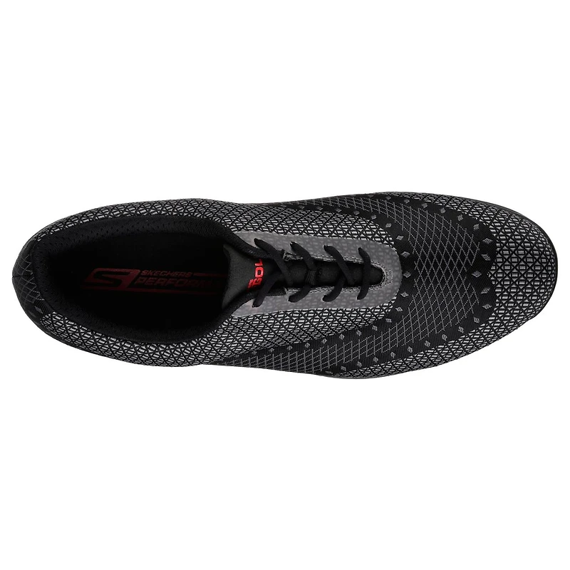 Men's Go Golf Elite Ace Spikeless Golf Shoe- BLK/GRY