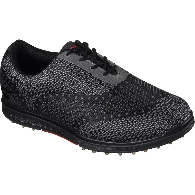 Men's Go Golf Elite Ace Spikeless Golf Shoe- BLK/GRY