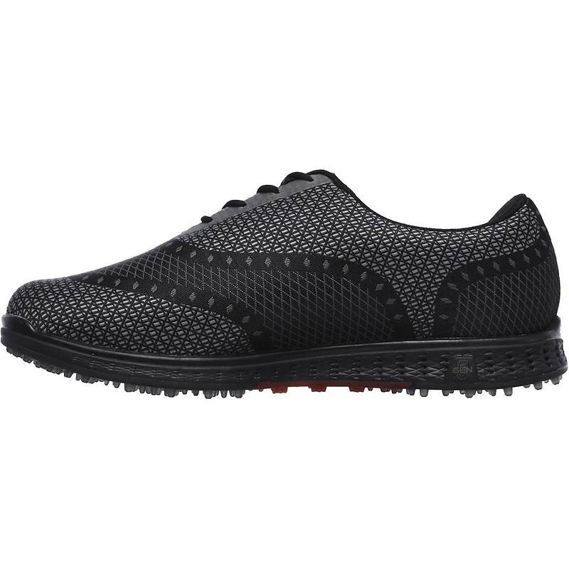 Men's Go Golf Elite Ace Spikeless Golf Shoe- BLK/GRY